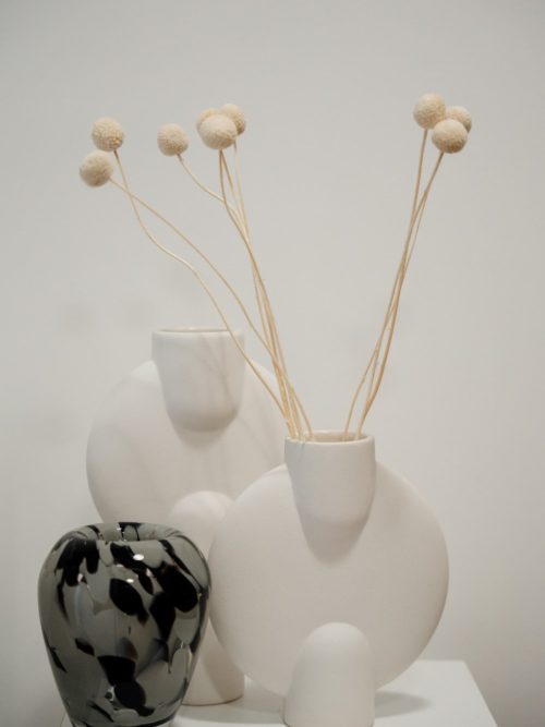 Fehérített craspedia szárazvirág