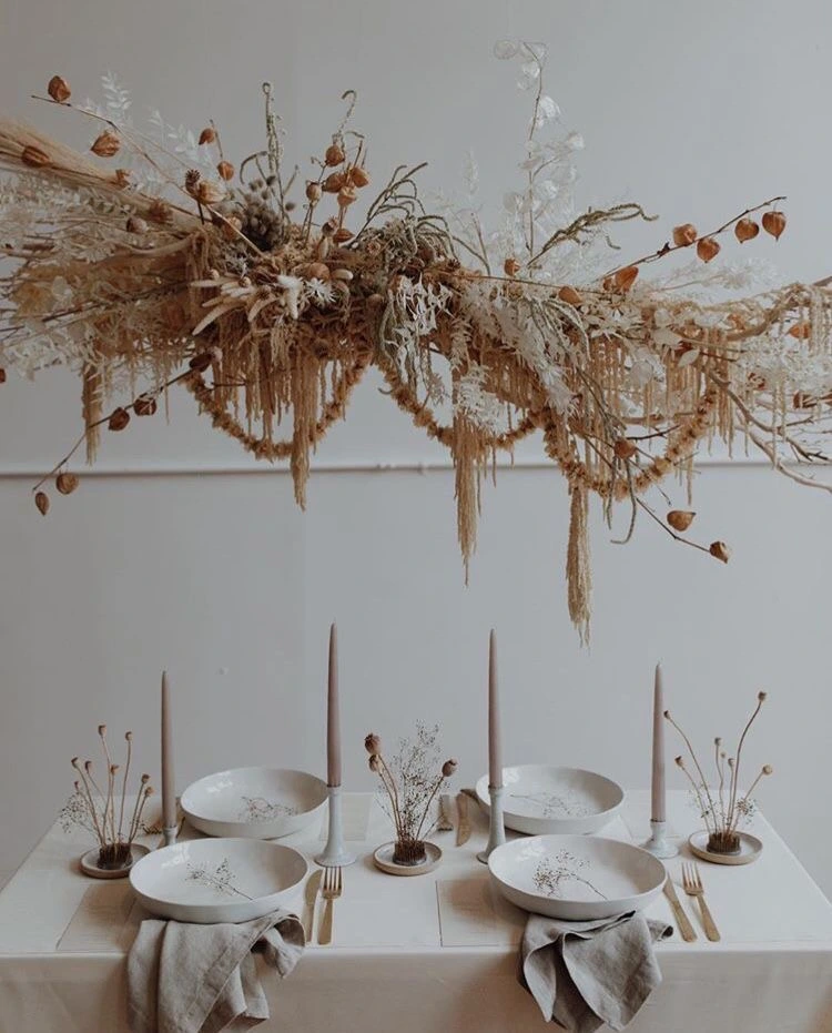 Szárazvirág bérelhető dekorcsomag