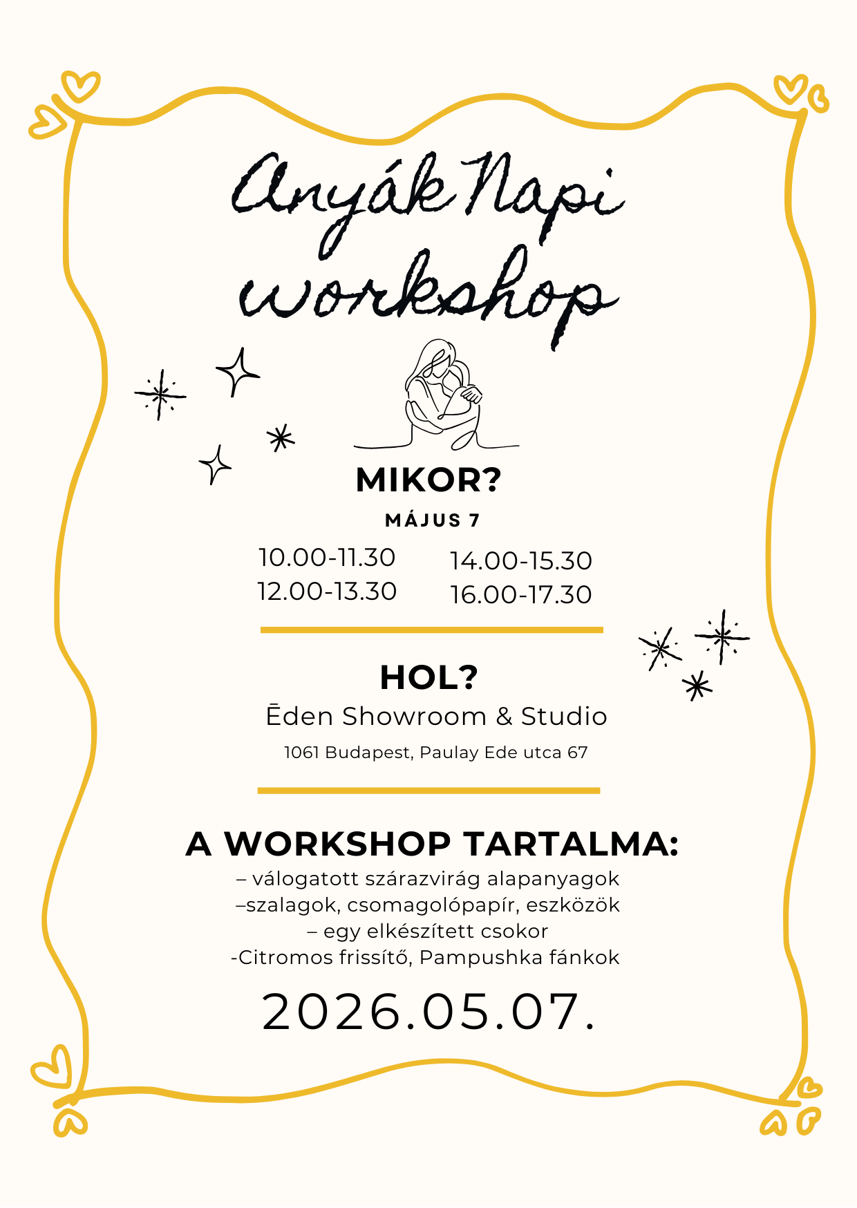 Anyák napi workshop – Május 7, 10.00