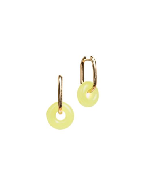 MiruMiru Maya earrings – neon yellow