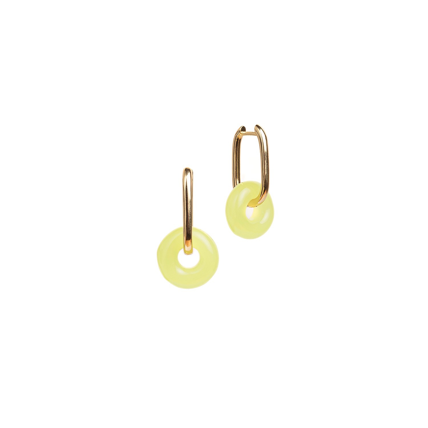 MiruMiru Maya earrings - neon yellow