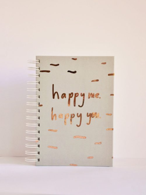 Janka Arnóczy – Happy Me, Happy You füzet – Szürke