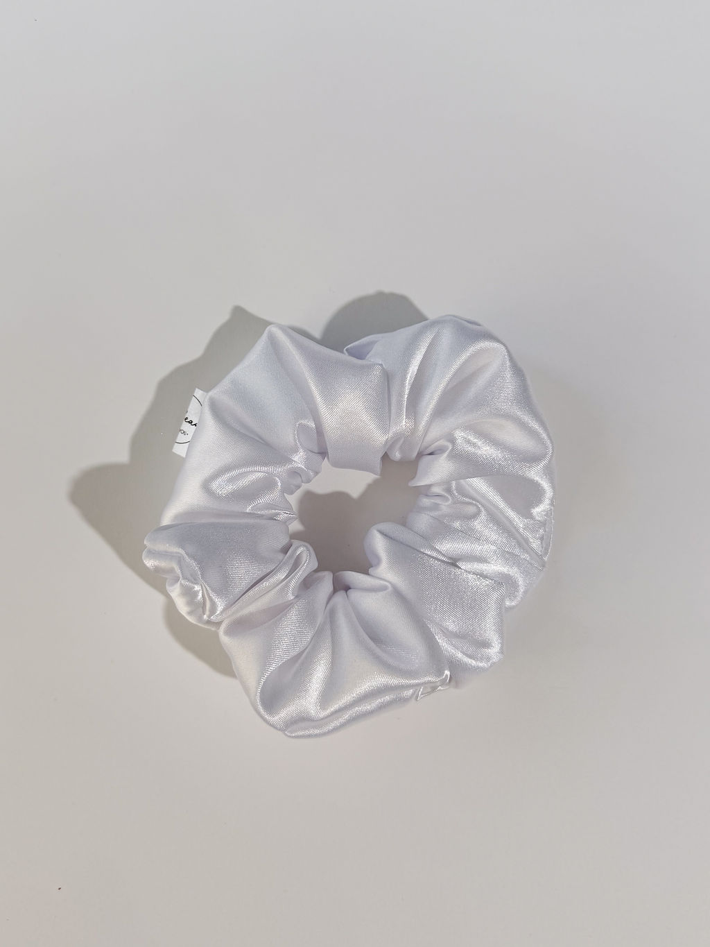 Silky - Fehér Szatén Hajgumi