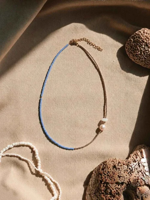 IMAHI necklace – white jade