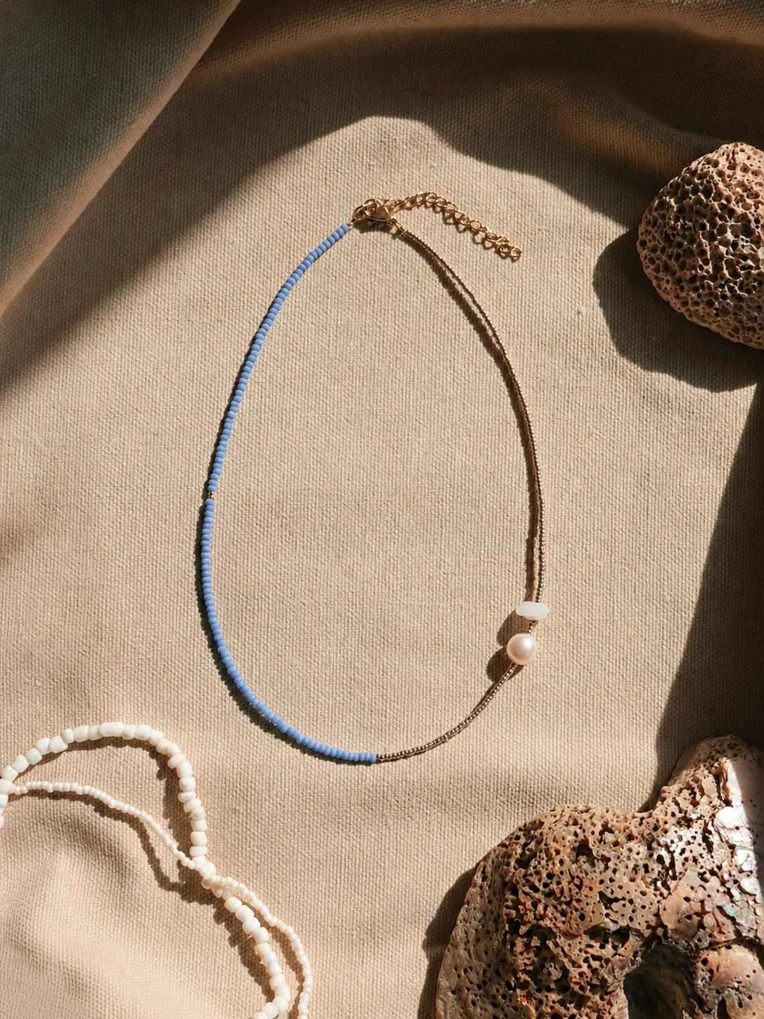 IMAHI necklace – white jade